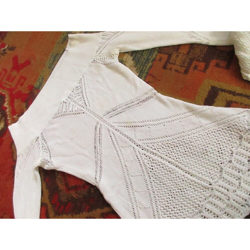 Cache White Sweater - Picture 6 of 13